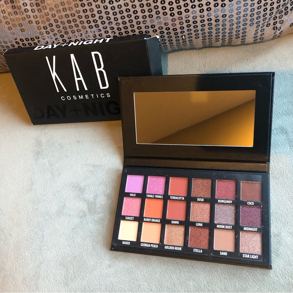 KAB Cosmetics Day + Night Eyeshadow Palette NEW